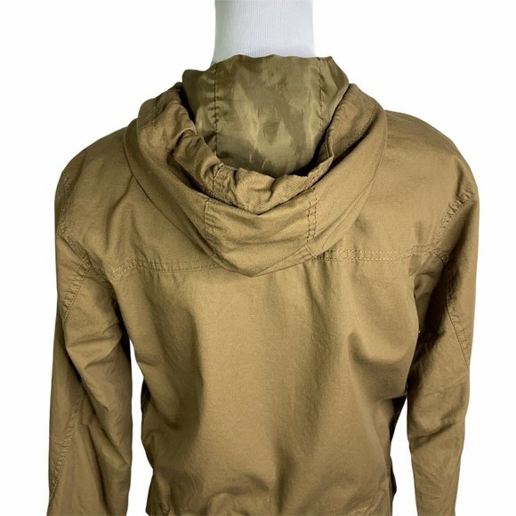 Bella Donna Hooded Waist String Anorak Jacket - Picture 9 of 12